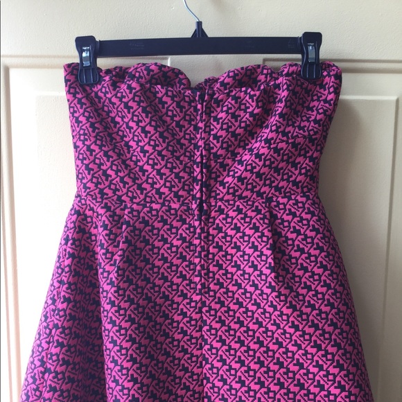Jack BB Dakota Patterned strapless dress small - Picture 2 of 4